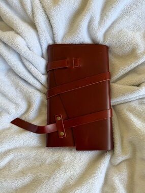 Portland Leather Leather Wrap Journal in Cowboy Sunset in Medium